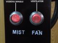 pREKIDAČ ZA PALJENJE VENTILATORA I VODENE MAGLE